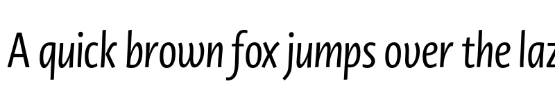 Preview of Novel Display Cmp Medium It font