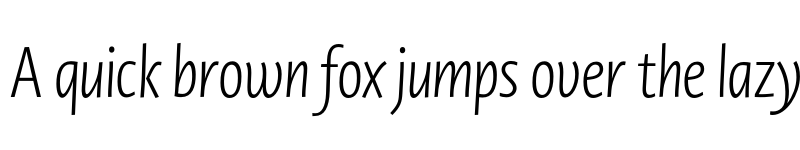 Preview of Novel Display Cmp XLight It font