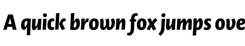 Preview of Novel Display Cnd Black It font