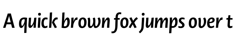 Preview of Novel Display Cnd Bold It font