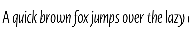 Preview of Novel Display XCmp Italic font
