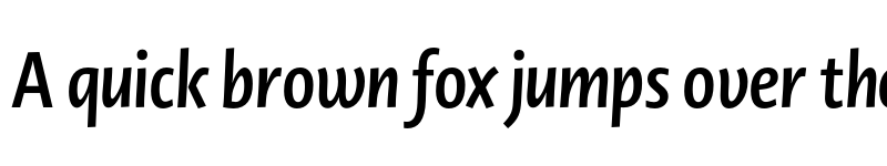 Preview of Novel Display XCnd Bold It font