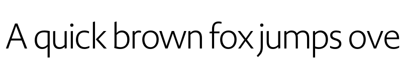 Preview of Novel Display XLight font