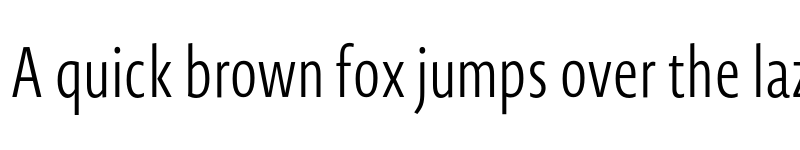 Preview of Novel Sans Ar XCmp Light font