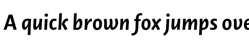 Preview of Novel Sans Cy Bold It font