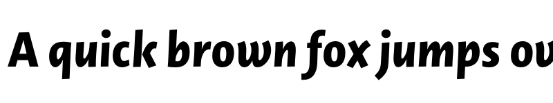 Preview of Novel Sans Cy XBold It font