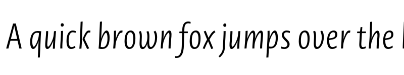 Preview of Novel Sans Gr Cmp Light It font