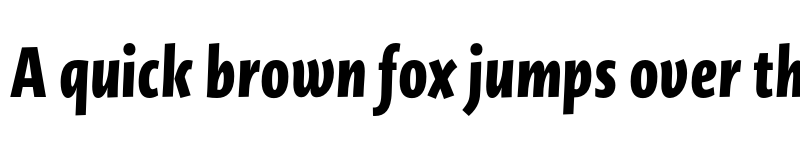 Preview of Novel Sans Gr Cmp XBold It font