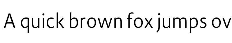 Preview of Novel Sans Gr Cnd Light font