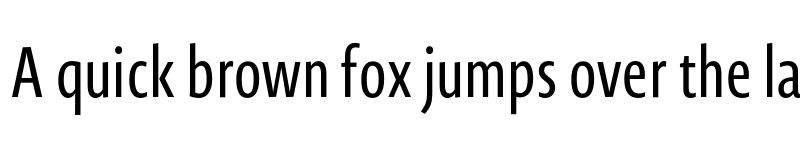 Preview of Novel Sans Gr XCmp Regular font