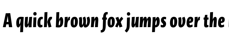 Preview of Novel Sans Gr XCmp XBold It font