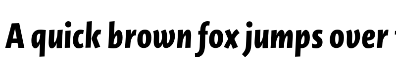 Preview of Novel Sans Gr XCnd XBold It font