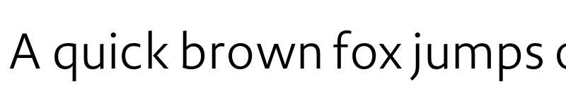 Preview of Novel Sans Pro Light font