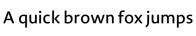 Preview of Novel Sans Pro Medium font