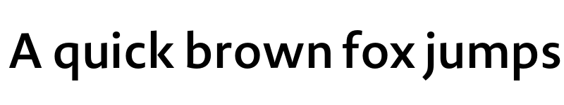 Preview of Novel Sans Pro SemiBd font