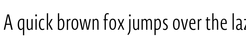 Preview of Novel Sans Pro XCmp Light font