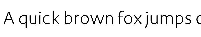 Preview of Novel Sans Pro XLight font