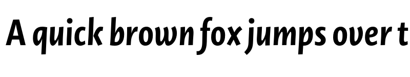 Preview of Novel SansCond Pro Bold Italic font