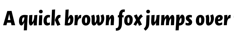Preview of Novel SansCond Pro ExtraBold Italic font