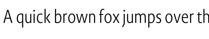 Preview of Novel SansCond Pro ExtraLight font