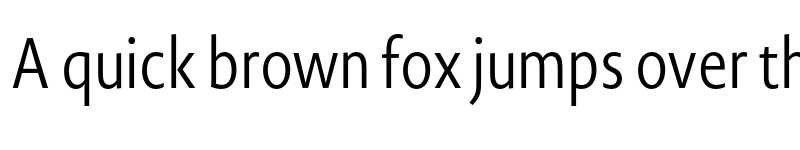 Preview of Novel SansCond Pro Light font