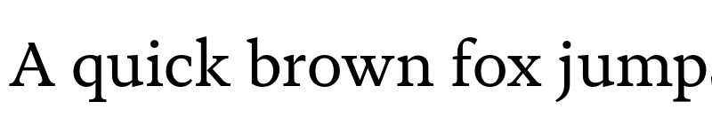 Preview of Novela Regular font