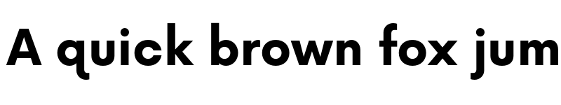 Preview of Now Bold font