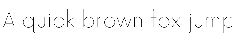 Preview of Now Thin font