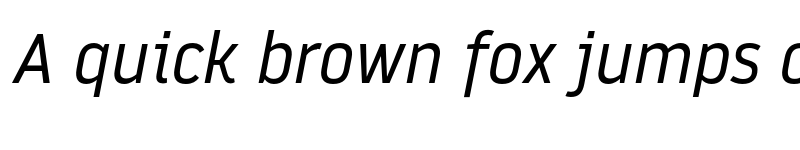 Preview of Noway Italic font