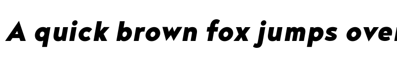 Preview of Noyh Geometric Black Italic font