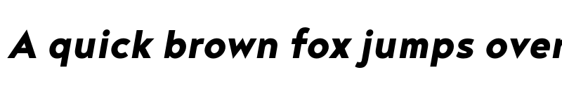 Preview of Noyh Geometric Heavy Italic font