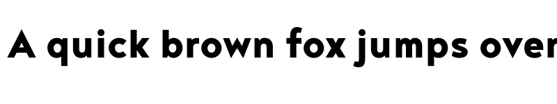 Preview of Noyh Geometric Heavy font