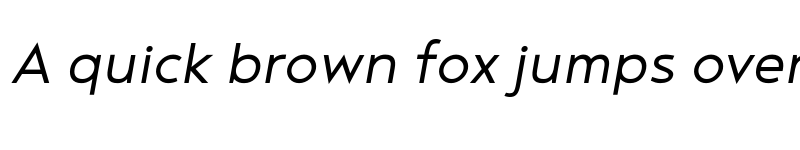 Preview of Noyh Geometric SemiLight Italic font