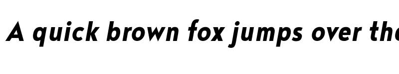 Preview of Noyh Geometric Slim Bold Italic font