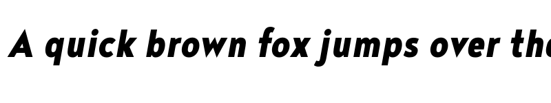 Preview of Noyh Geometric Slim Heavy Italic font