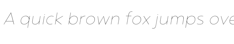 Preview of Noyh Geometric Thin Italic font