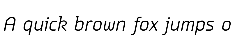 Preview of Nubb Italic font