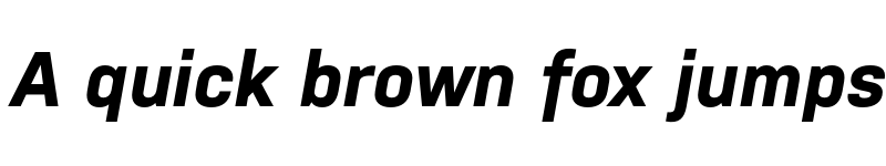 Preview of Nudista Bold Italic font