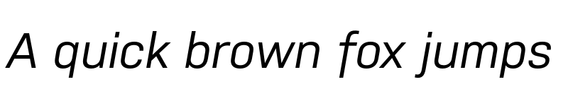 Preview of Nudista Medium Italic font