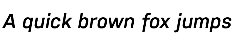 Preview of Nudista SemiBold Italic font