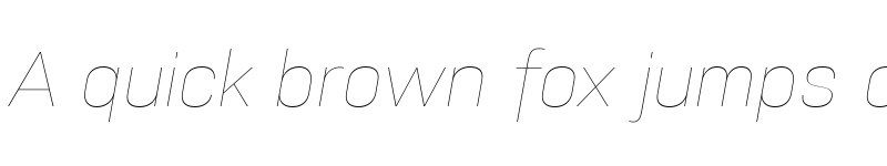 Preview of Nudista Thin Italic font