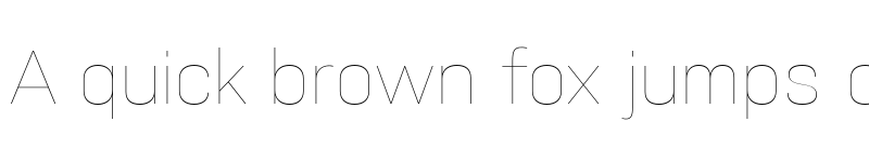 Preview of Nudista Thin font