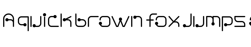 Preview of nuixyber Regular font