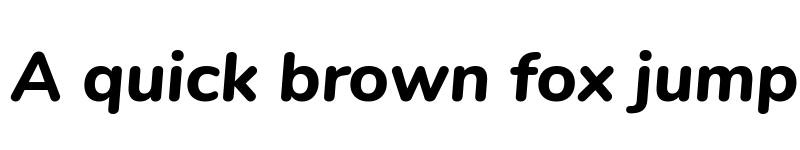 Preview of Nunito ExtraBold Italic font