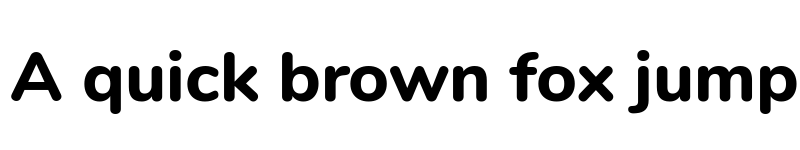 Preview of Nunito ExtraBold font