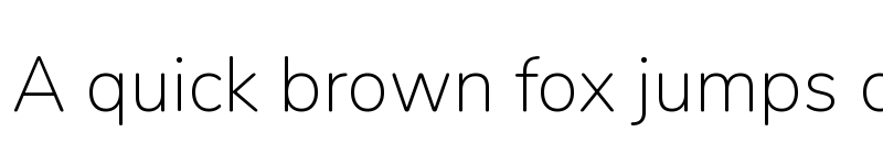 Preview of Nunito ExtraLight font