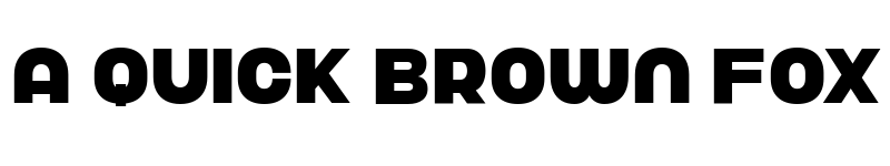 Preview of Nura Black font