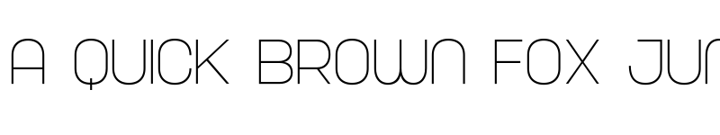 Preview of Nura Thin font