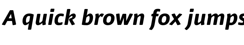 Preview of Nuvo Pro Extrabold Italic font