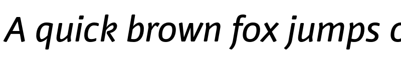 Preview of Nuvo Pro Medium Italic font